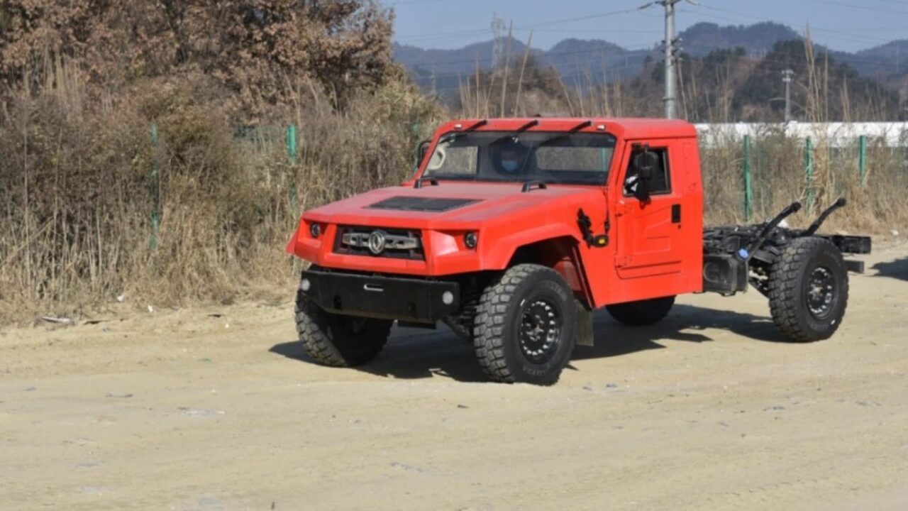 Dongfeng тестирует грузовичок на базе армейского Mengshi - Китайские  автомобили